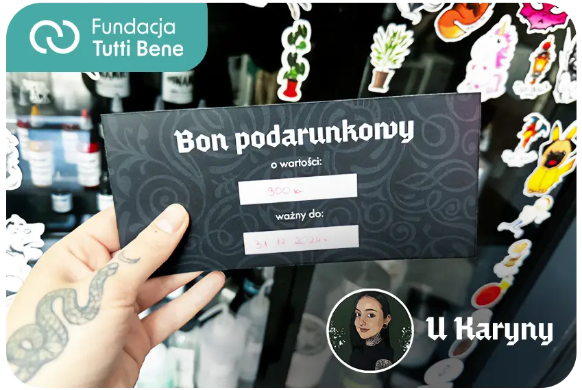 Voucher Salon tatuażu i piercingu U Karyny w Kamiennej Górze